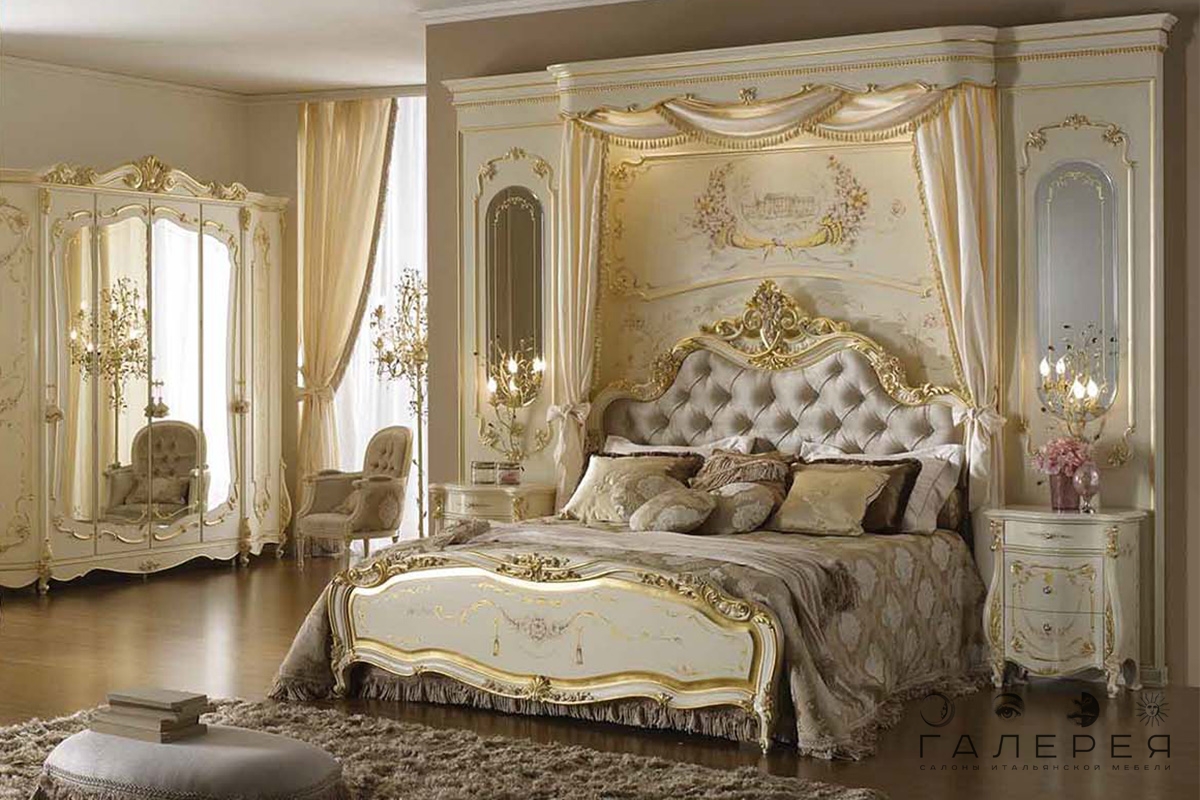 Кровать A&M Ghezzani Monnalisa King Кровать A&M Ghezzani Monnalisa King (Италия)