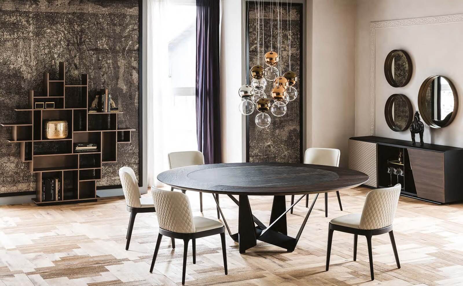 Гостиная Cattelan Italia Skorpio Ker-Wood Round Гостиная Cattelan Italia Skorpio Ker-Wood Round (Италия)