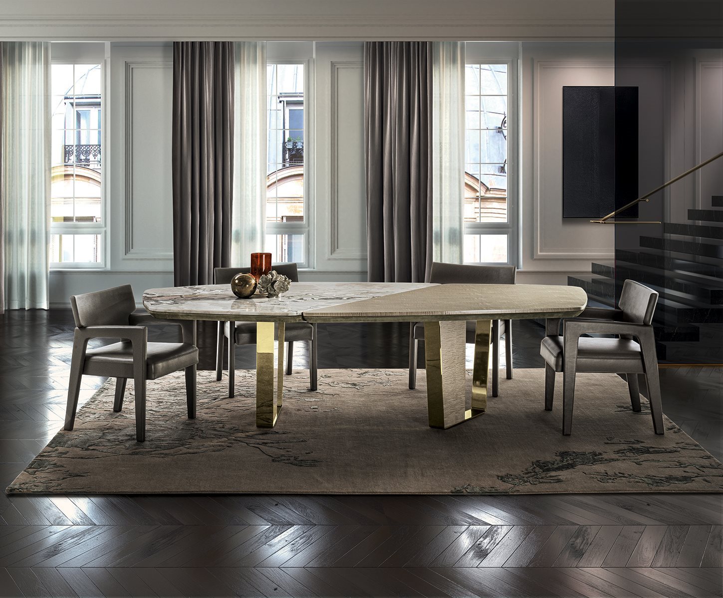 Стол обеденный Longhi Keope Стол обеденный Longhi Keope (Италия)