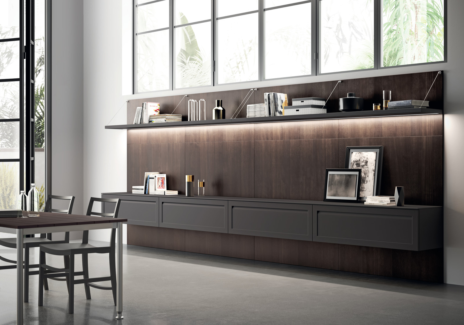 Гостиная Scavolini Carattere Гостиная Scavolini Carattere (Италия)