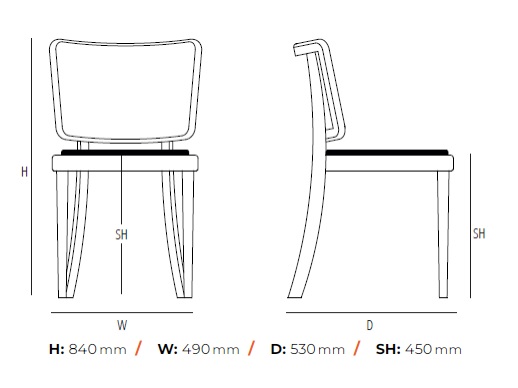 Стул Wiener GTV Design Solden 2 Стул Wiener GTV Design Solden (Италия) 2
