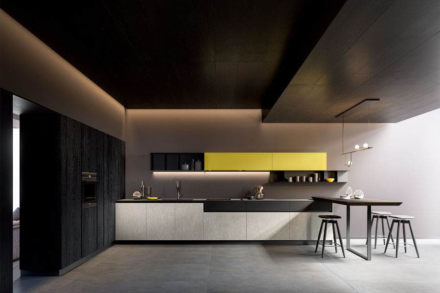 Кухня Armony Cucine Rho Giallo Кухня Armony Cucine Rho Giallo (Италия)