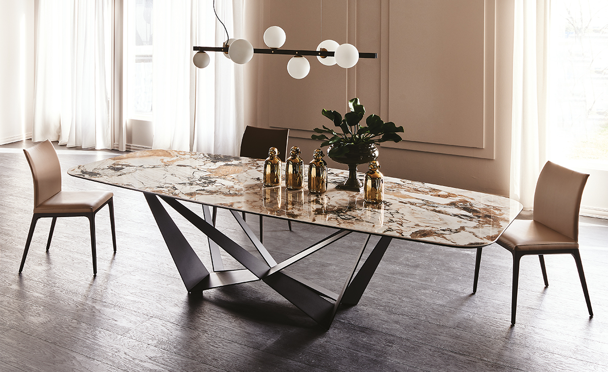 Стол обеденный Cattelan Italia Skorpio Keramik Стол обеденный Cattelan Italia Skorpio Keramik (Италия)