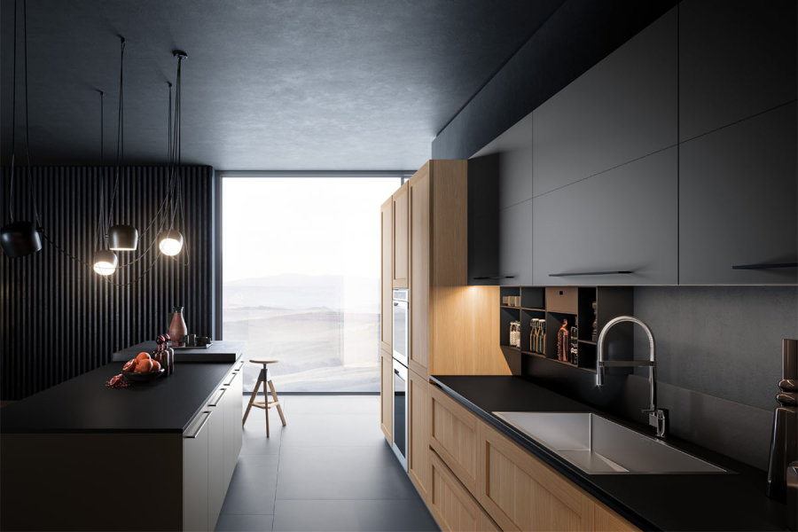 Кухня Armony Cucine Etro Grey Кухня Armony Cucine Etro Grey (Италия)
