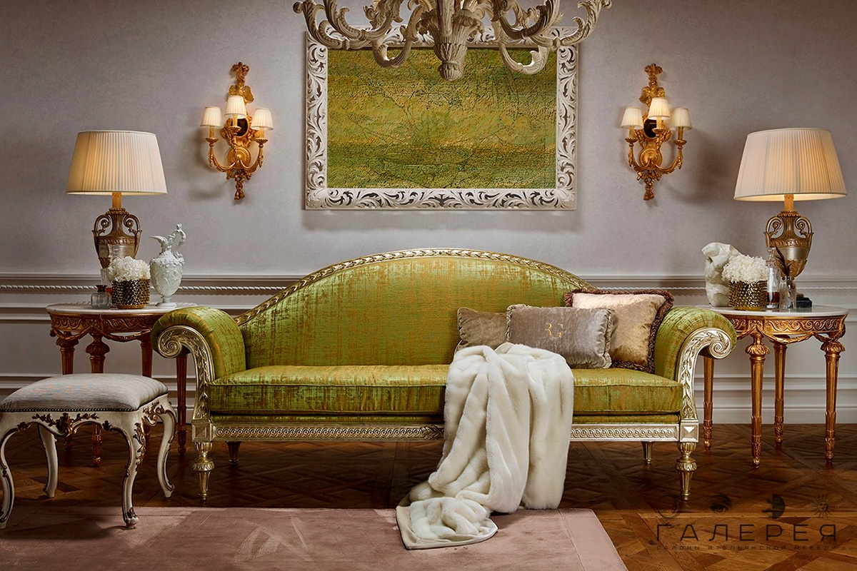 Диван Roberto Giovannini Savoy Carved Диван Roberto Giovannini Savoy Carved (Италия)