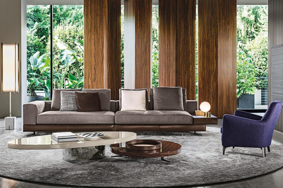 Мягкая мебель Minotti White Saddle-Hide Мягкая мебель Minotti White Saddle-Hide (Италия)