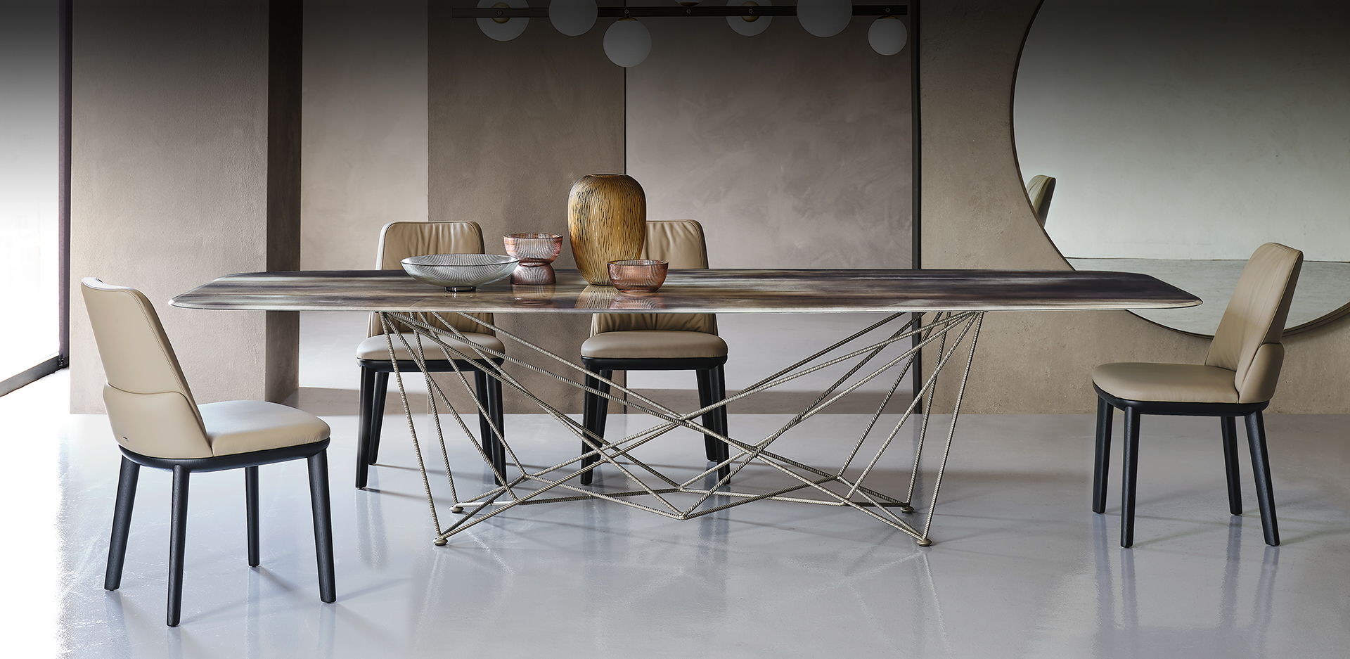 Стол обеденный Cattelan Italia Crystalart Стол обеденный Cattelan Italia Crystalart (Италия)