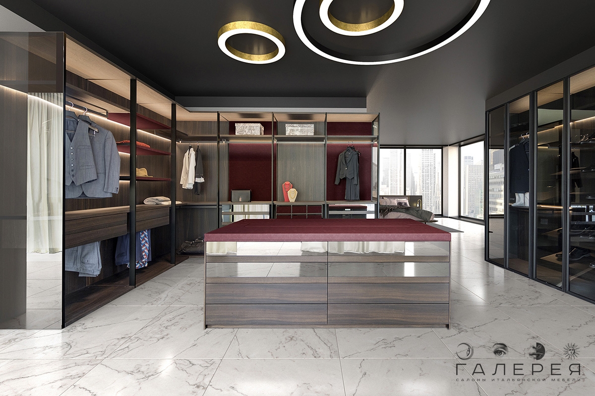 Гардеробная Guzzini e Fontana New Dimension Гардеробная Guzzini e Fontana New Dimension (Италия)