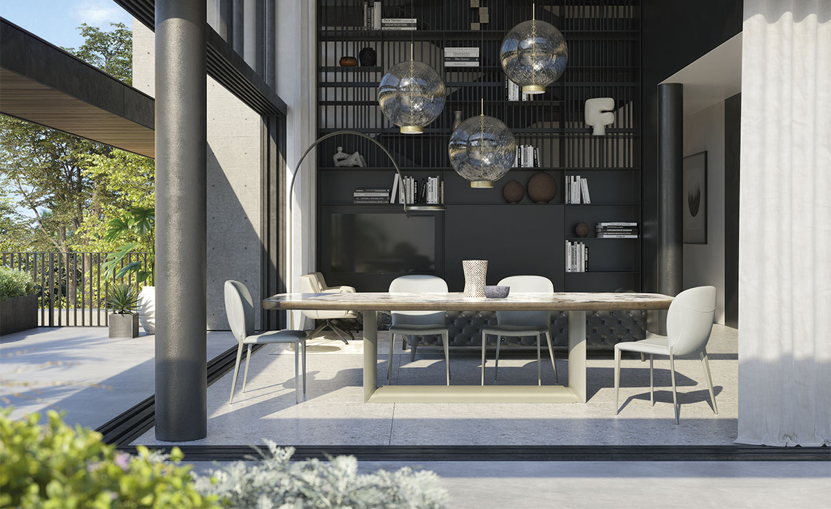 Стол обеденный Cattelan Italia Dragon Keramik Premium Стол обеденный Cattelan Italia Dragon Keramik Premium (Италия)