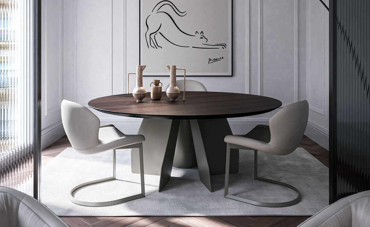 Стол обеденный Cattelan Italia Senator круглый Стол обеденный Cattelan Italia Senator круглый (Италия)