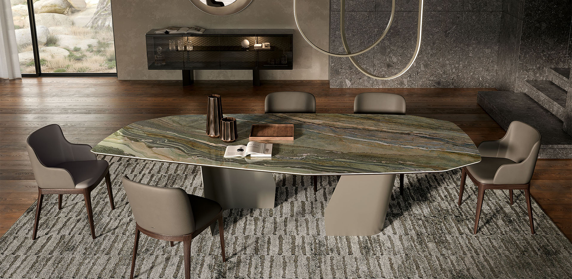 Стол Cattelan Italia Senator Keramik Стол Cattelan Italia Senator Keramik (Италия)