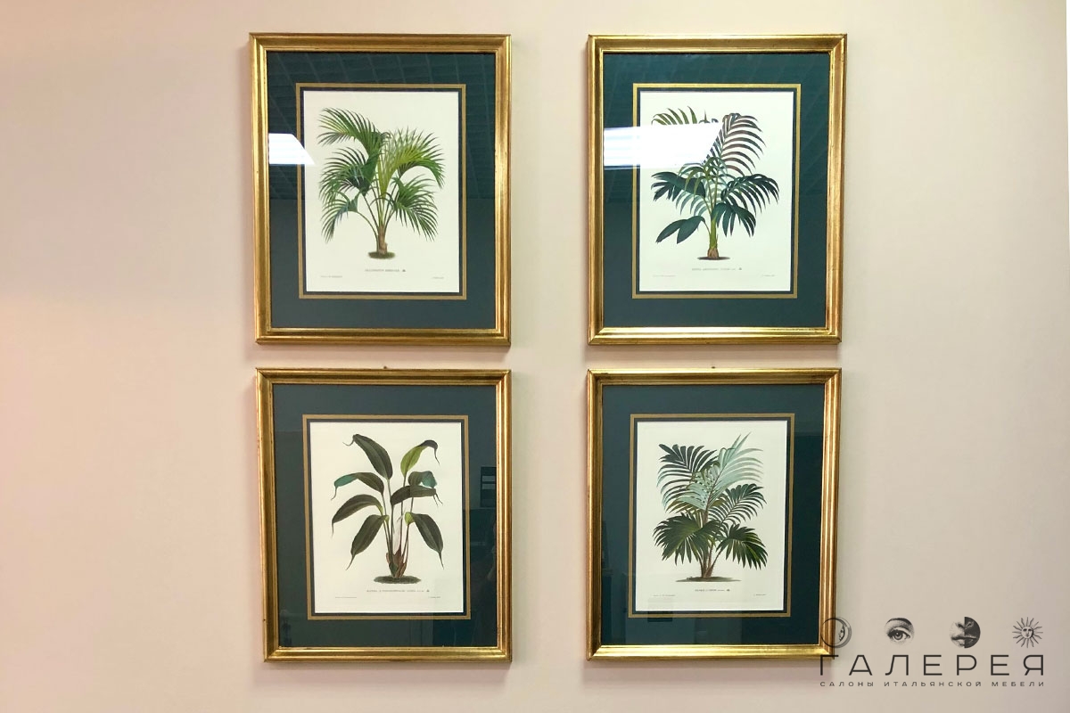 Комплект картин Artecornici Design Пальмы Комплект картин Artecornici Design Пальмы (Италия)