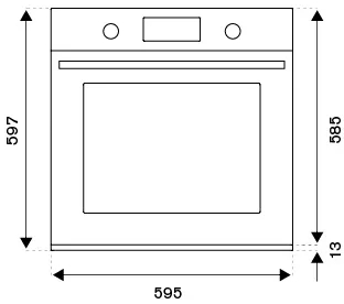 Духовой шкаф Bertazzoni F6011PROPLX 3 Духовой шкаф Bertazzoni F6011PROPLX () 3