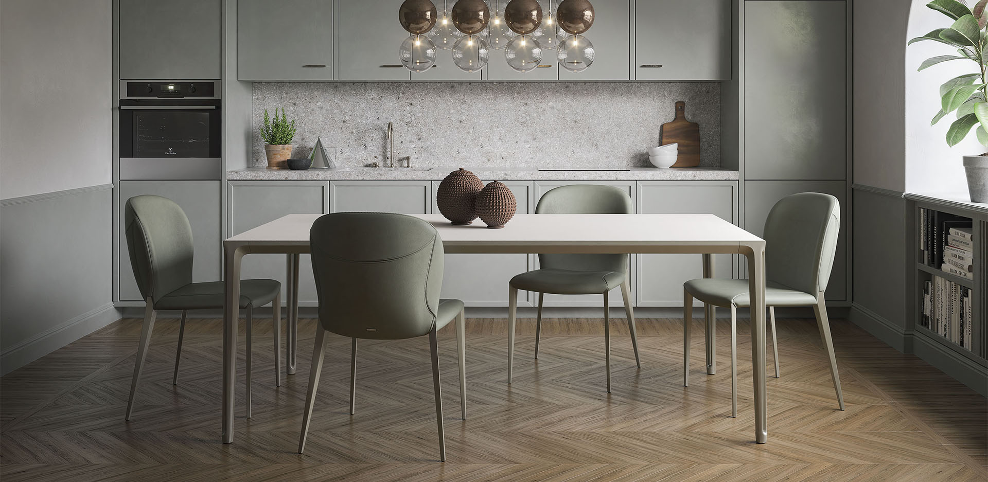 Стол обеденный Cattelan Italia Boulevard Argile Стол обеденный Cattelan Italia Boulevard Argile (Италия)