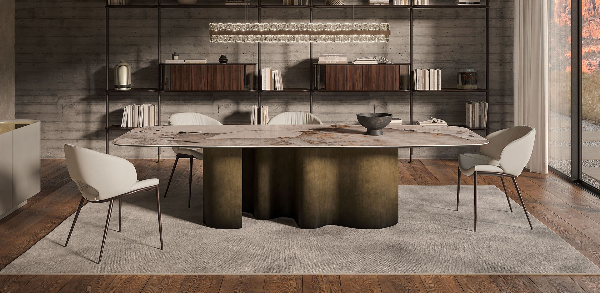 Стол Cattelan Italia Papel Keramik Стол Cattelan Italia Papel Keramik (Италия)