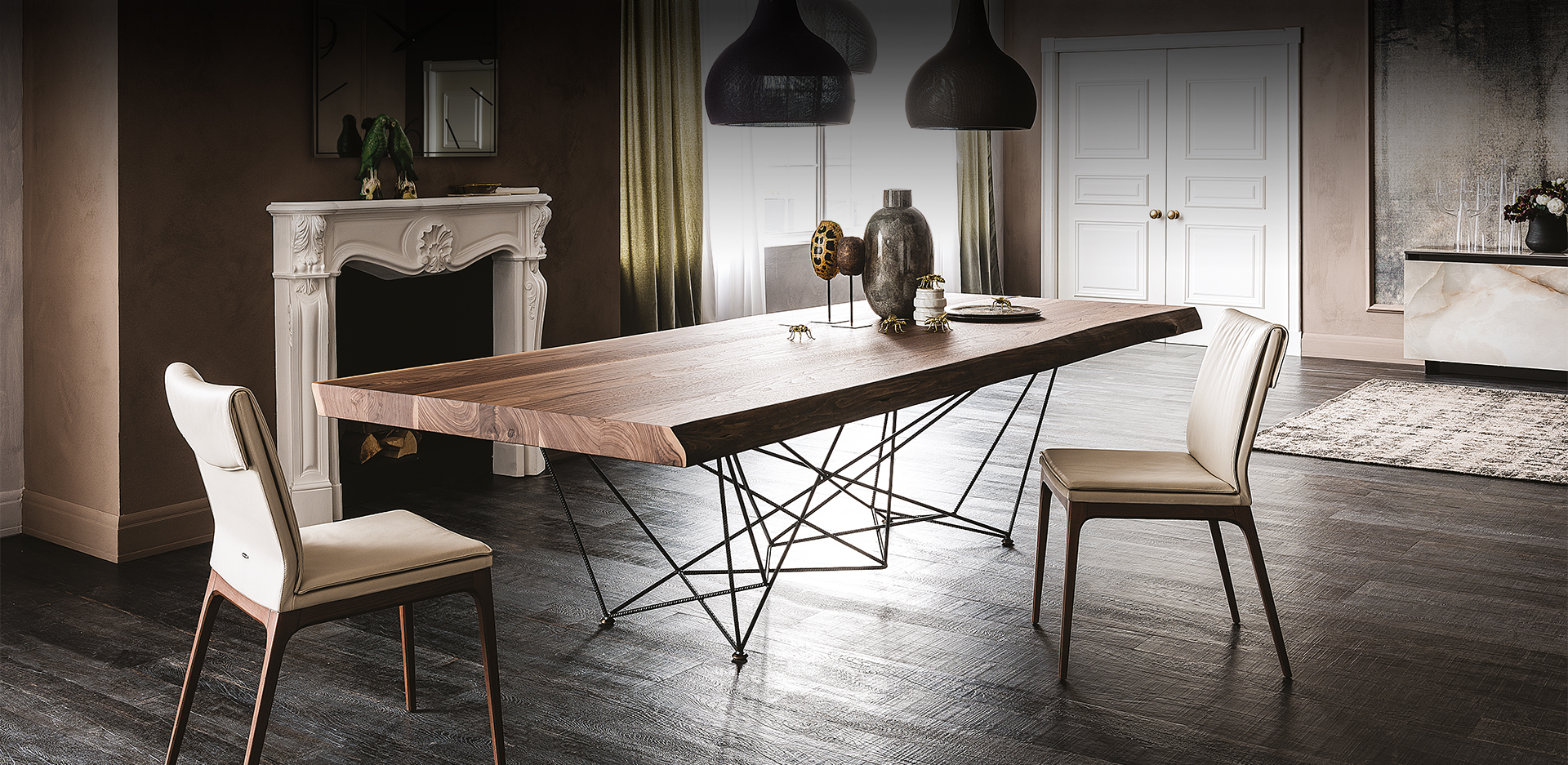 Стол обеденный Cattelan Italia Gordon Deep Wood Стол обеденный Cattelan Italia Gordon Deep Wood (Италия)