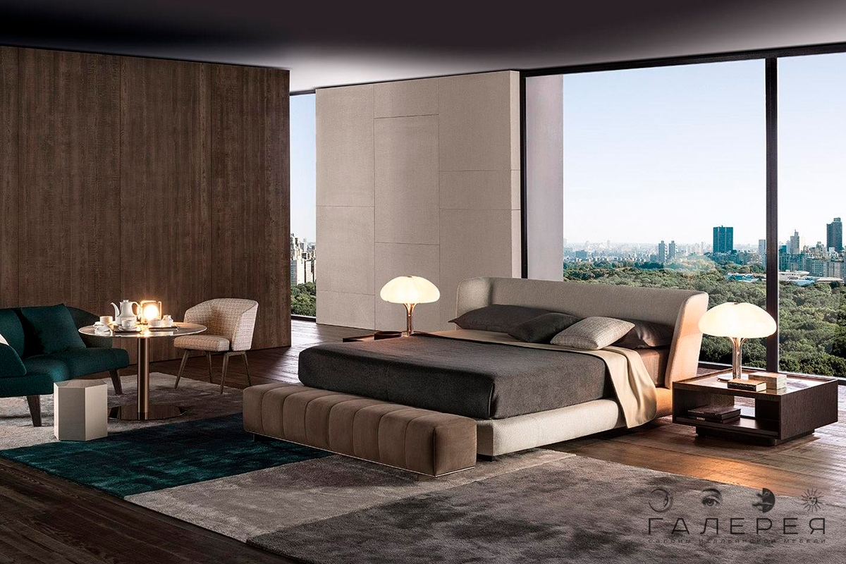 Кровать Minotti Reeves (Италия)