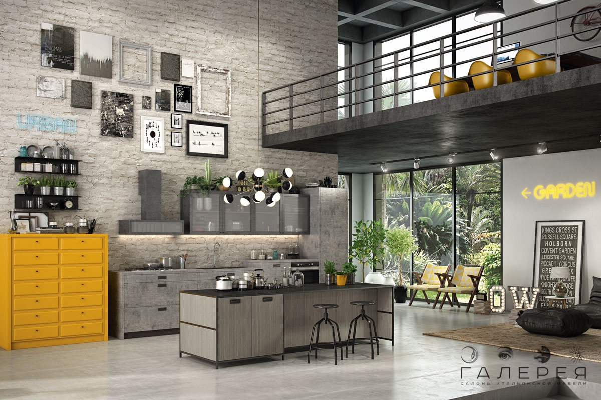 Кухня Concreta Urban Кухня Concreta Urban (Италия)