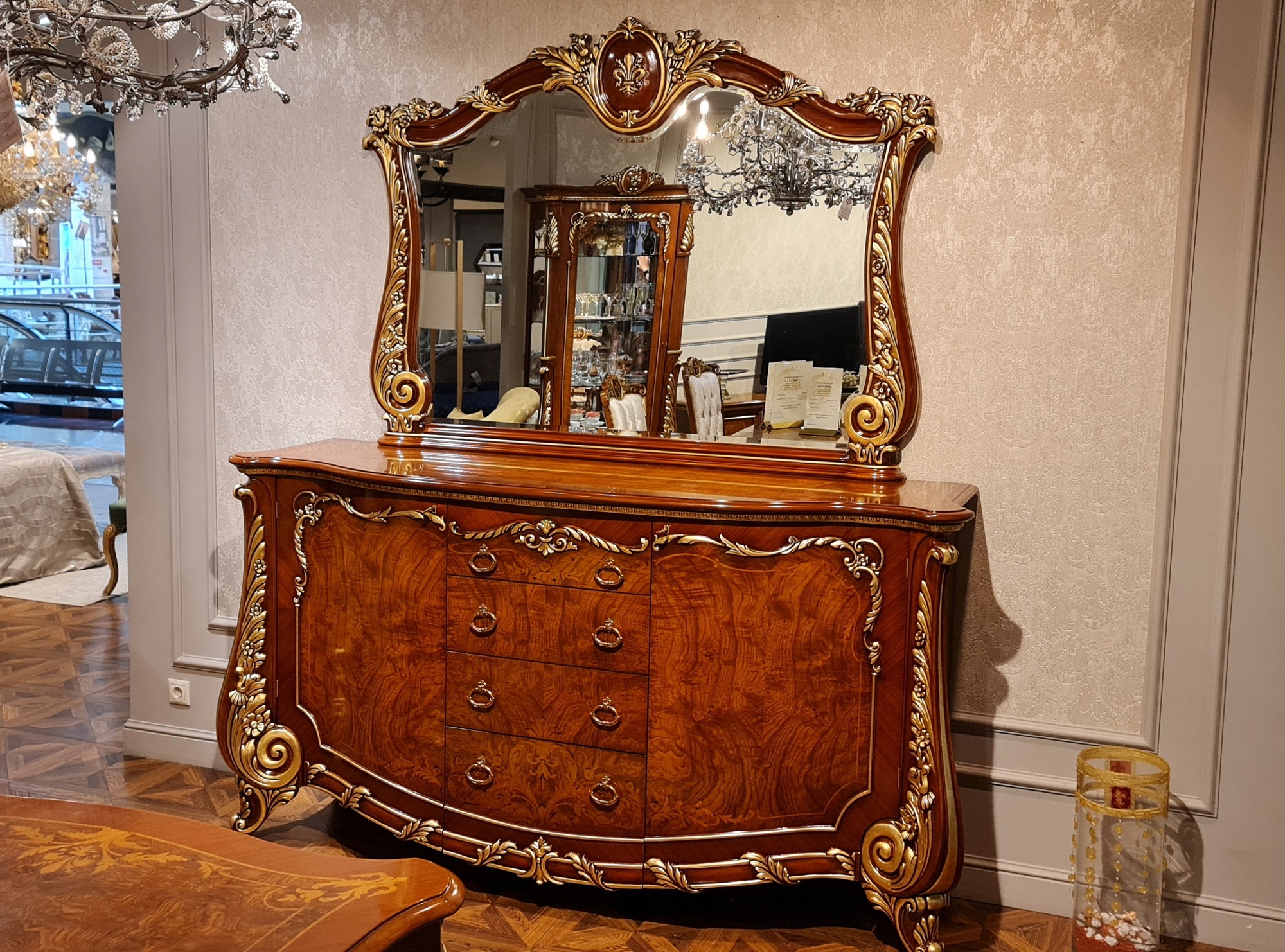 Комод с зеркалом Barnini Oseo Firenze (Италия)