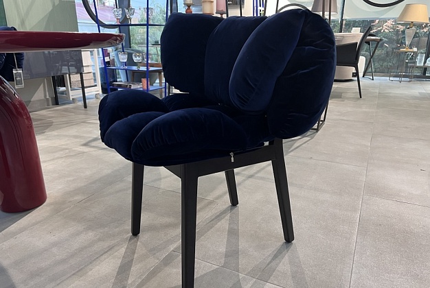 Стул Edra Blue Velvet 6 Стул Edra Blue Velvet (Италия) 6