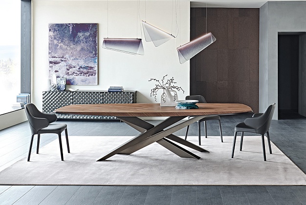 Стол обеденный Cattelan Italia Lancer Wood 1 Стол обеденный Cattelan Italia Lancer Wood (Италия) 1