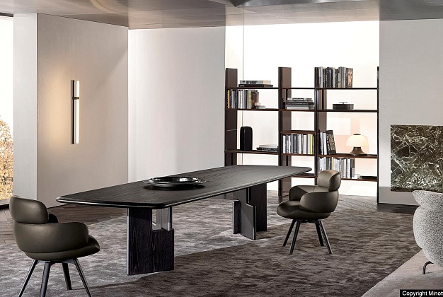 Стол обеденный Minotti Nico 1 Стол обеденный Minotti Nico (Италия) 1