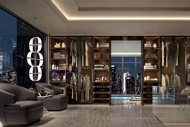 Гардеробная Domus Majestic 1 Гардеробная Domus Majestic (Италия) 1