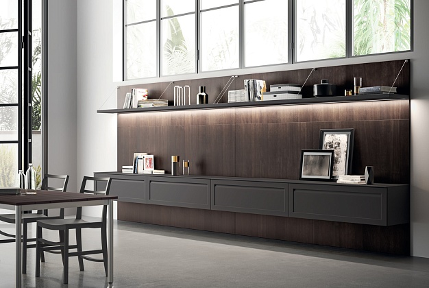 Гостиная Scavolini Carattere 1 Гостиная Scavolini Carattere (Италия) 1