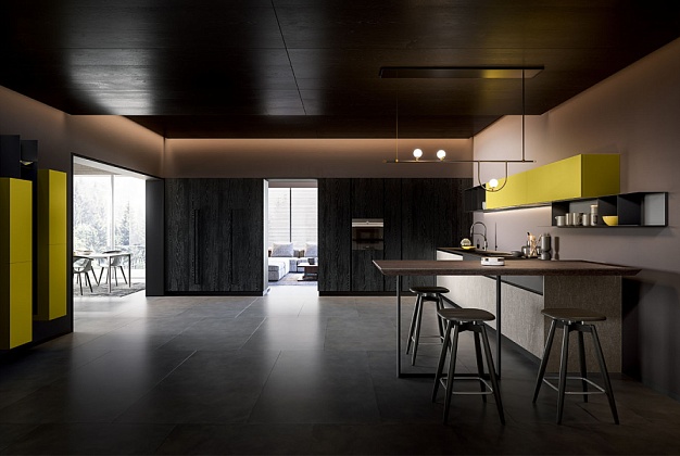 Кухня Armony Cucine Rho Giallo 2 Кухня Armony Cucine Rho Giallo (Италия) 2