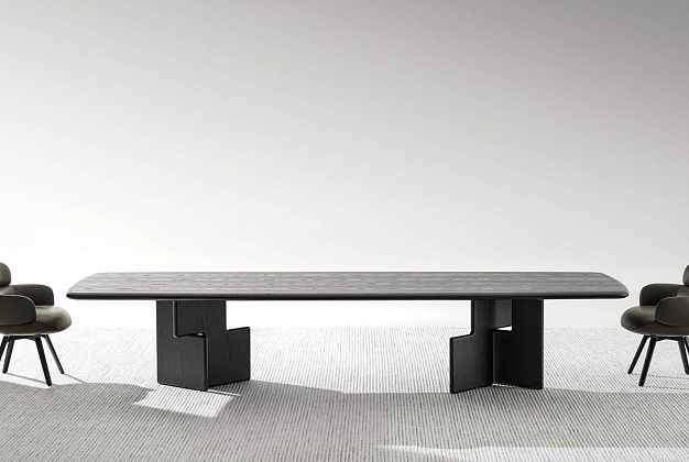 Стол обеденный Minotti Nico 14 Стол обеденный Minotti Nico (Италия) 14