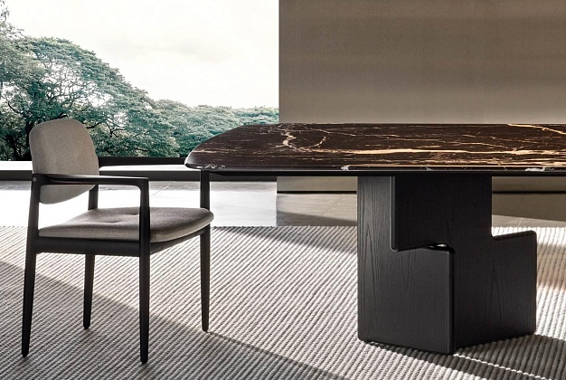 Стол обеденный Minotti Nico 5 Стол обеденный Minotti Nico (Италия) 5