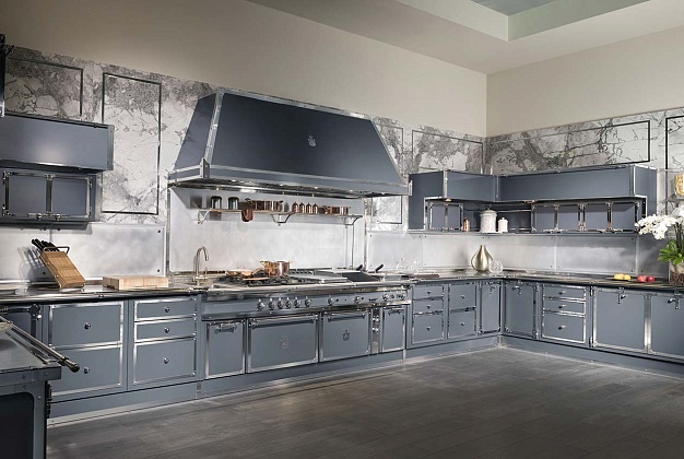 Кухня Officine Gullo Steel Blue Grey 3 Кухня Officine Gullo Steel Blue Grey (Италия) 3