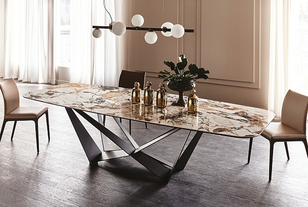Стол обеденный Cattelan Italia Skorpio Keramik 1 Стол обеденный Cattelan Italia Skorpio Keramik (Италия) 1