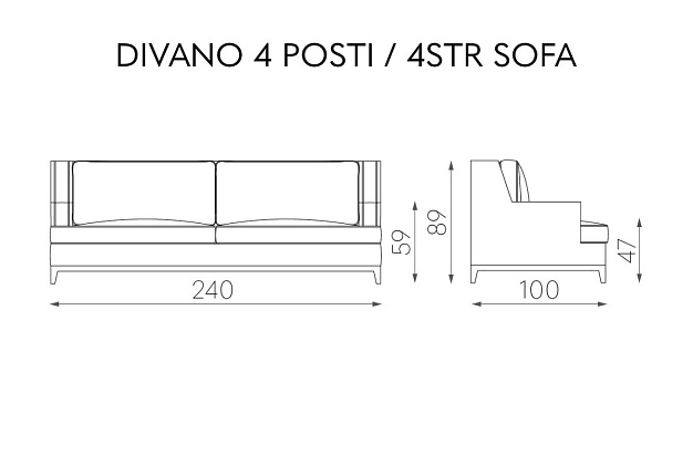 Диван Tosconova Ritz 8 Диван Tosconova Ritz (Италия) 8