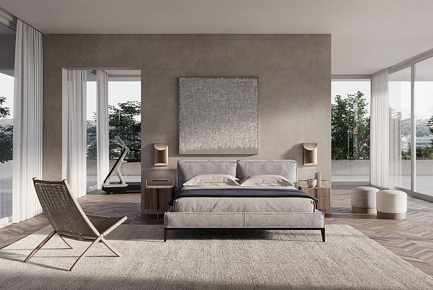 Кровать Frigerio Salotti Taylor 1 Кровать Frigerio Salotti Taylor (Италия) 1