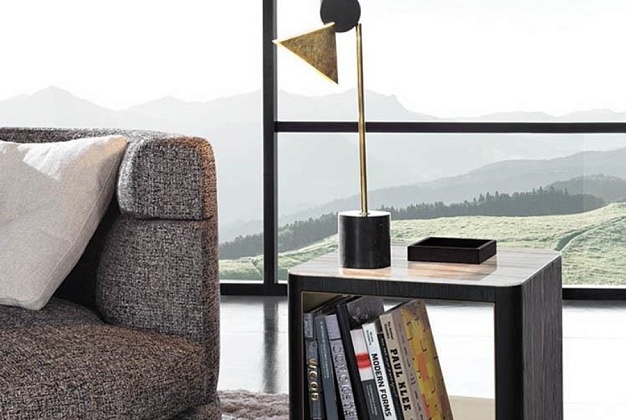 Тумба прикроватная Minotti Milton 2 Тумба прикроватная Minotti Milton (Италия) 2