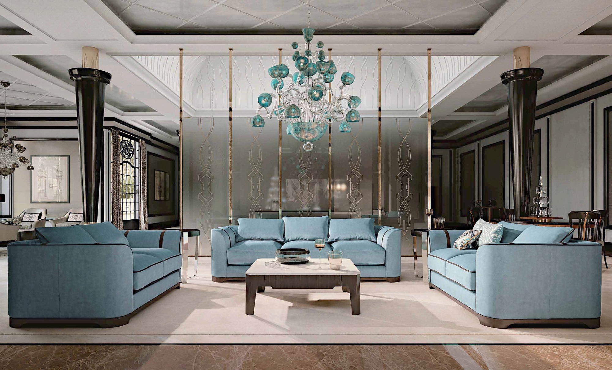 Люстра BelMondo Park Avenue 663 BLU Люстра BelMondo Park Avenue 663 BLU (Италия)