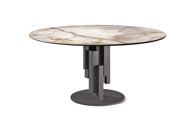 Стол обеденный Cattelan Italia Skyline Keramik Round 4 Стол обеденный Cattelan Italia Skyline Keramik Round (Италия) 4