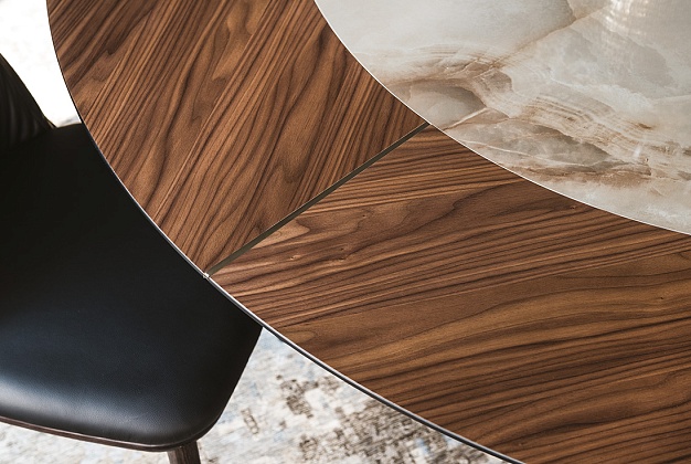 Стол обеденный Cattelan Italia Planer Ker-Wood круглый 2 Стол обеденный Cattelan Italia Planer Ker-Wood круглый (Италия) 2
