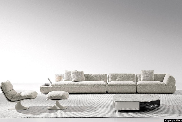 Мягкая мебель Minotti Supermoon 2 Мягкая мебель Minotti Supermoon (Италия) 2