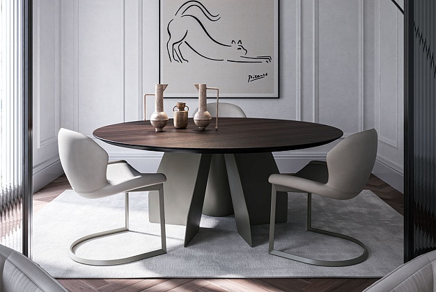 Стол обеденный Cattelan Italia Senator круглый 1 Стол обеденный Cattelan Italia Senator круглый (Италия) 1