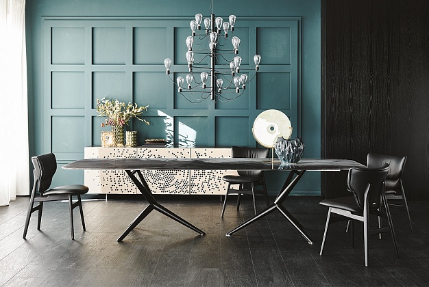 Стол обеденный Cattelan Italia Atlantis Crystalart 1 Стол обеденный Cattelan Italia Atlantis Crystalart (Италия) 1