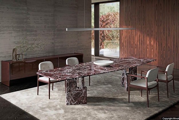 Стол обеденный Minotti Nico 9 Стол обеденный Minotti Nico (Италия) 9