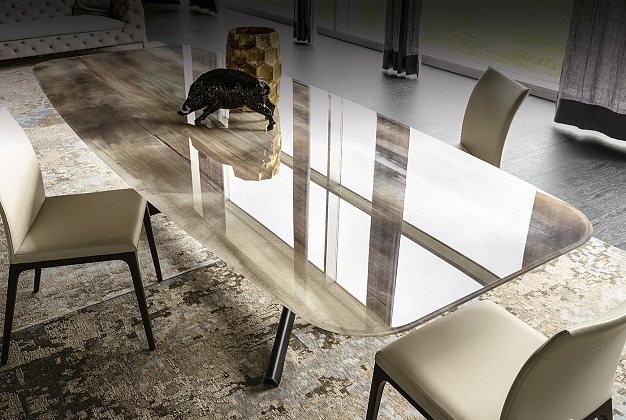 Стол обеденный Cattelan Italia Planer Crystalart 1 Стол обеденный Cattelan Italia Planer Crystalart (Италия) 1