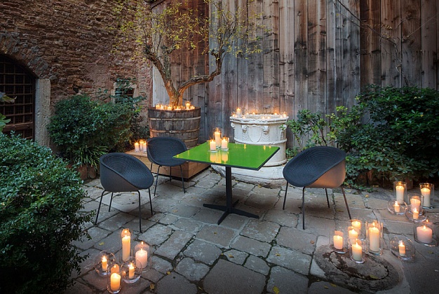 Обеденный стол Paola Lenti Cafe 1 Обеденный стол Paola Lenti Cafe (Италия) 1