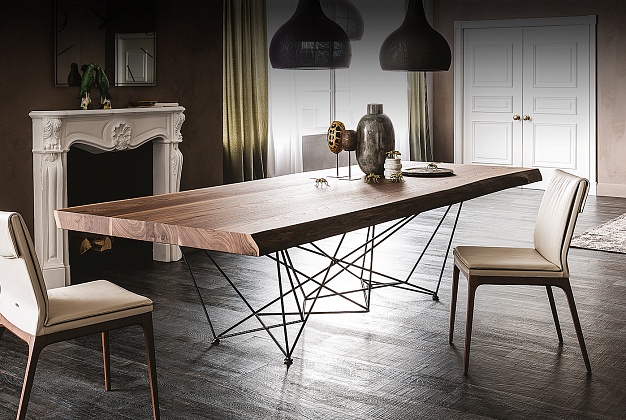 Стол обеденный Cattelan Italia Gordon Deep Wood 1 Стол обеденный Cattelan Italia Gordon Deep Wood (Италия) 1