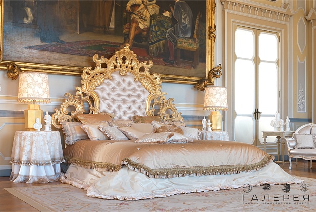 Кровать Boiserie Italia Villa D'este 1 Кровать Boiserie Italia Villa D'este (Италия) 1