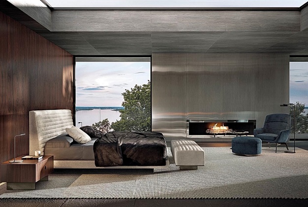 Спальня Minotti Roger 2 Спальня Minotti Roger (Италия) 2
