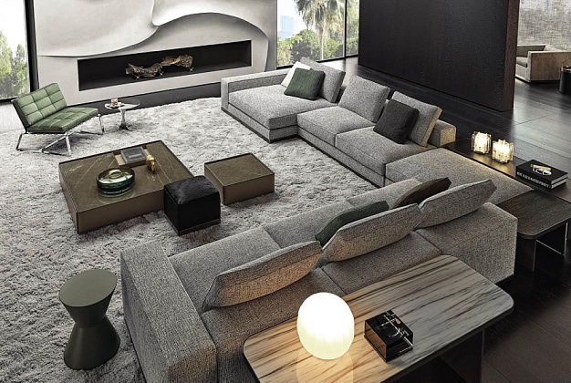 Мягкая мебель Minotti West 2 Мягкая мебель Minotti West (Италия) 2
