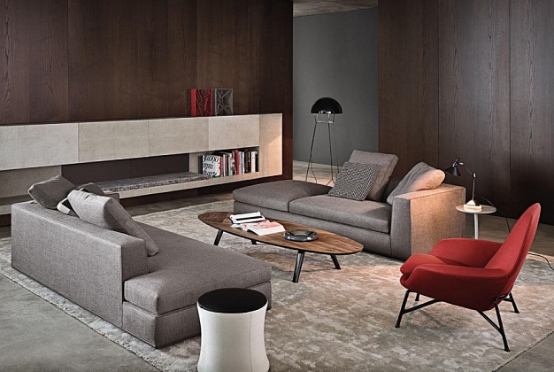 Мягкая мебель Minotti Powell 3 Мягкая мебель Minotti Powell (Италия) 3